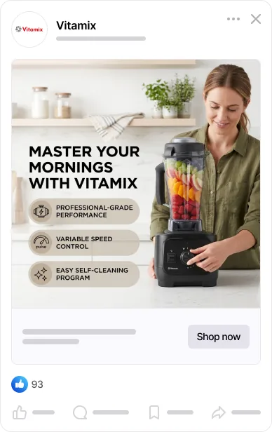 Generated product creative after 9